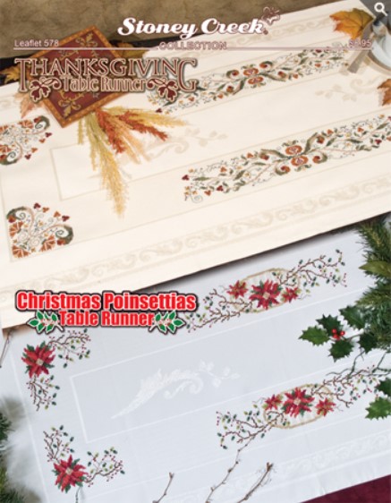 click here to view larger image of Thanksgiving & Christmas Table Runners (chart)