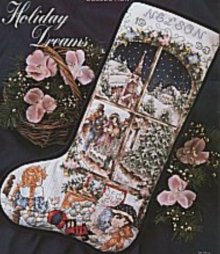 click here to view larger image of Holiday Dreams Stocking (chart)