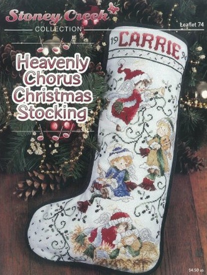 click here to view larger image of Heavenly Chorus Christmas Stocking (chart)