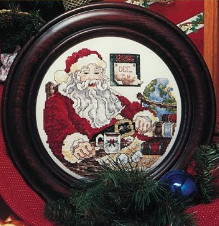 Santa Christmas Plate 1996