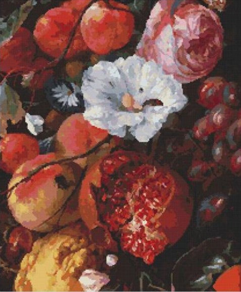 Festoon of Fruit and Flowers (Jan Davidsz de Heem)