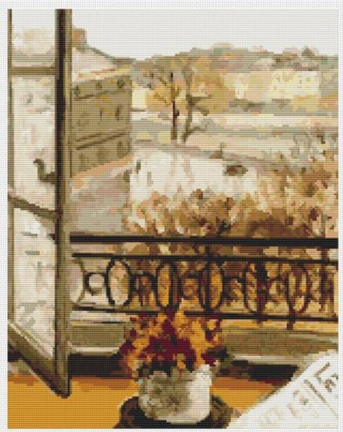 Flowers in the Window (Theodor Pallady)
