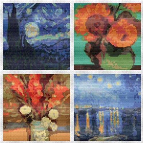 Four Squares - (Vincent Van Gogh)