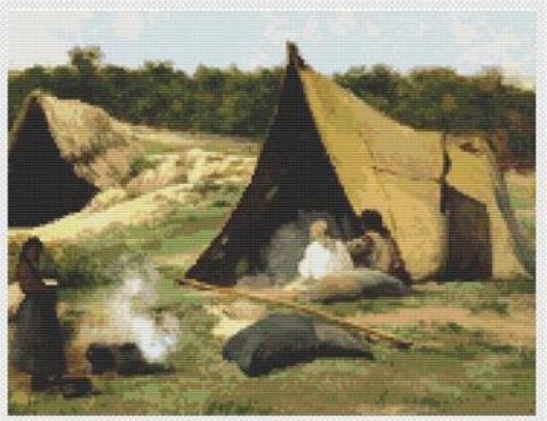 Indian Camp (Albert Bierstadt)