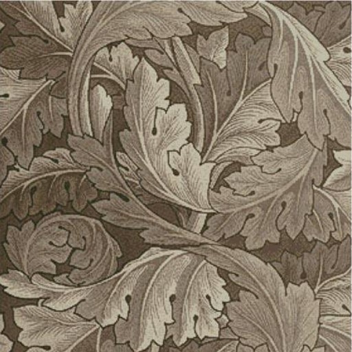 Brown/Beige Acanthus (William Morris)