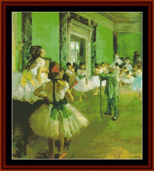 Dance Class 1874 - Edgar Degas