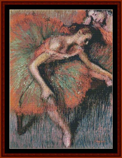 Dancers Sitting - Edgar Degas