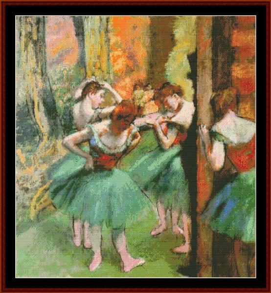 Dancers Pink and Green II - Edgar Degas