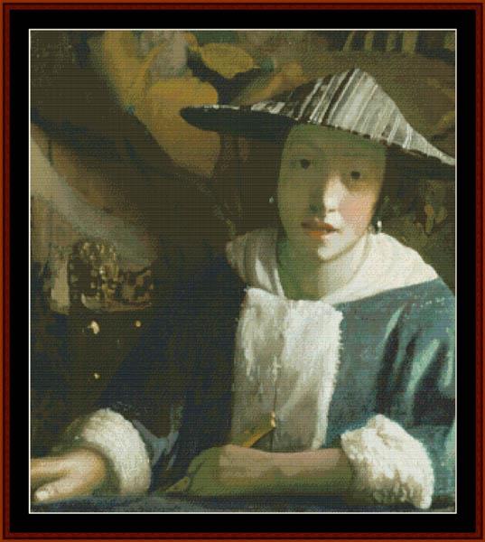 Girl with Flute - Johannes Vermeer