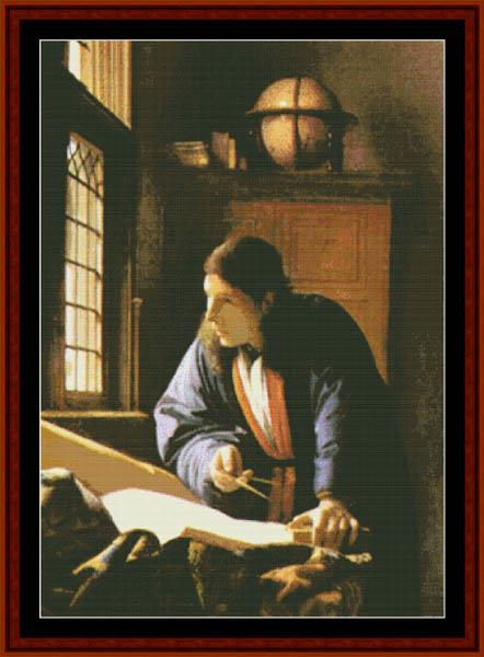 Geographer, The - Johannes Vermeer