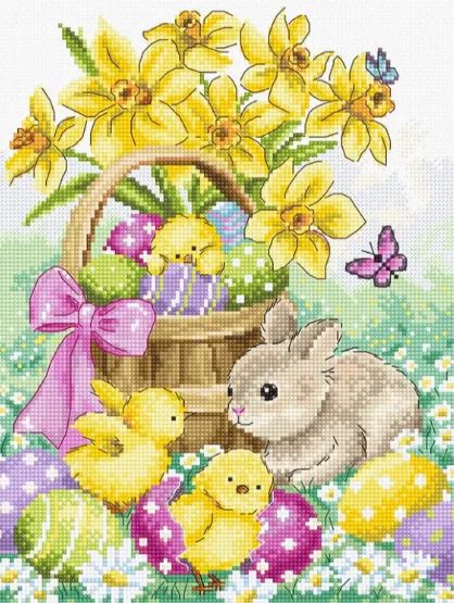 Easter Rabbit and Chicks