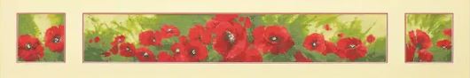 Panel - Red Poppies