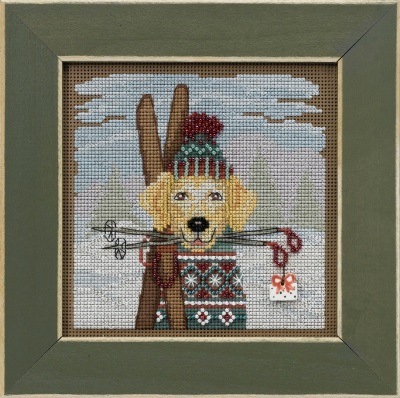 click here to view larger image of Ski Dog (2022) (counted cross stitch kit)