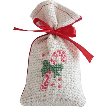 Cross Stitch Bag - Christmas Candy