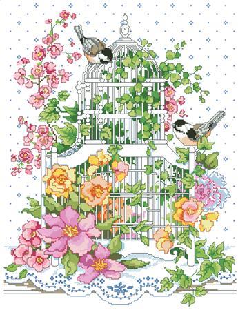 Blossoming Bird Cage