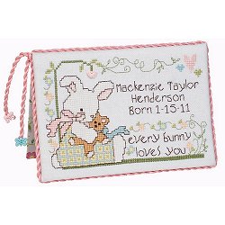 Quick Stitch - Lil Bunny Birth Sampler