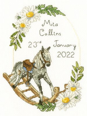 click here to view larger image of Victorian Rocking Horse (counted cross stitch kit)