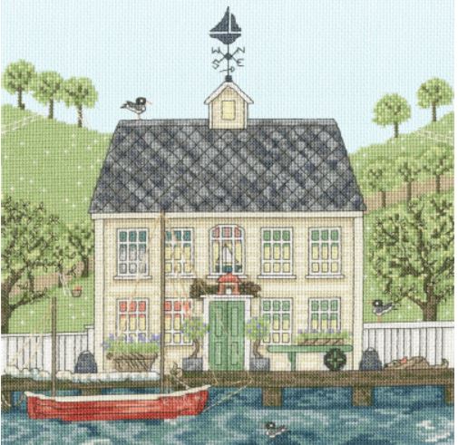 click here to view larger image of Captains House, The (counted cross stitch kit)