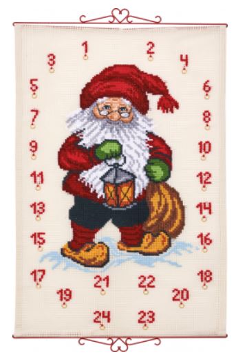 Santa Claus with Lantern Bellpull - Advent Calendar