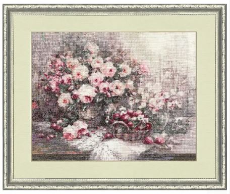 click here to view larger image of Rosy Provence  (counted cross stitch kit)