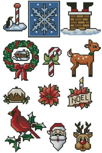 Sew Little Stitches Christmas Collection 1 (Large)