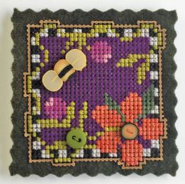 Buttons in Bloom/Purple (includes free chart)