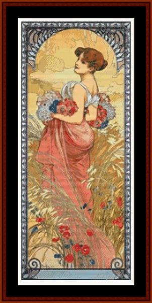 Seasons 1900 Summer - Alphonse Mucha