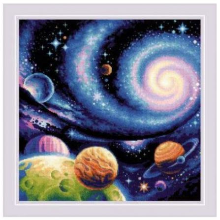 click here to view larger image of Other Worlds (counted cross stitch kit)