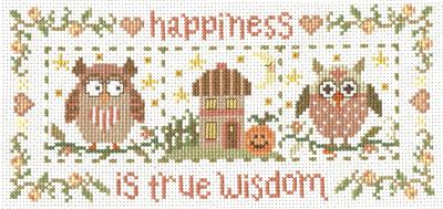 click here to view larger image of Owl Wisdom (counted cross stitch kit)