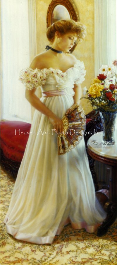 Formal Gown with Fan/Mini - Sandra Kuck