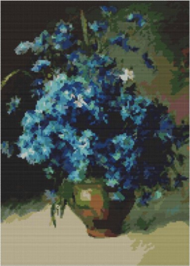Cornflowers (After I Levitan's Painting)