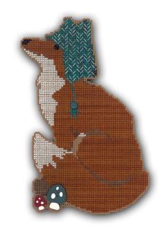 click here to view larger image of Woodland Fox Ornament (chart)