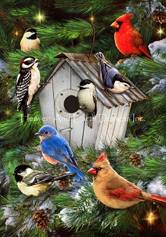 Bird House and Pines 2/Mini - Greg Giordano
