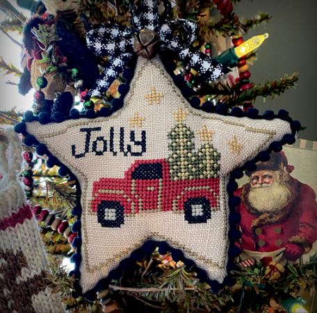 Jolly Truck Star Ornament