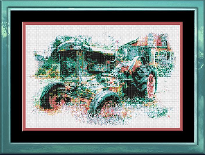 Old Green Tractor