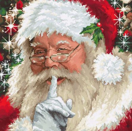 click here to view larger image of Santa - B2398L  (counted cross stitch kit)