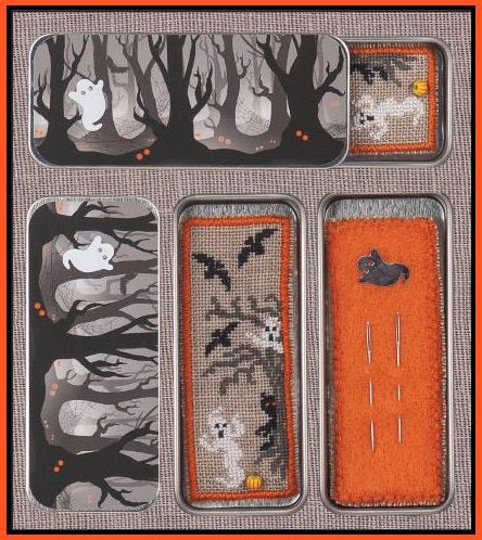 click here to view larger image of Haunted Woods Needle Slide and Sampler (counted cross stitch kit)