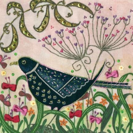 click here to view larger image of Blackbird (embroidery kit)