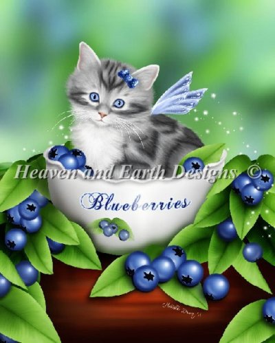 click here to view larger image of Blueberry Kitten/Mini - Melissa Dawn (chart)