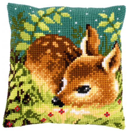 Deer in the Grass Cushion