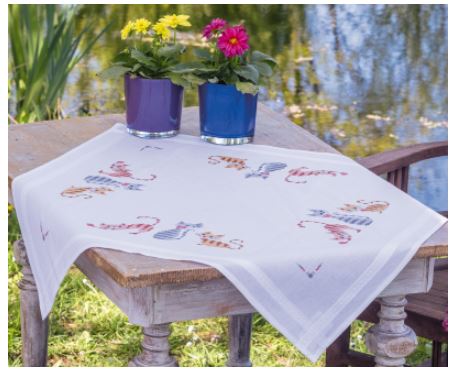 Striped Cats Tablecloth