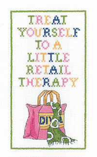 click here to view larger image of Treat Yourself (counted cross stitch kit)