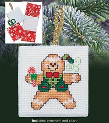 Christmas Pocket Ornament - Ginger Boy