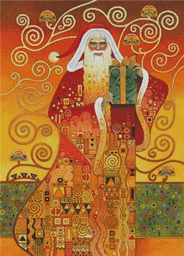 click here to view larger image of Klimt Santa (chart)