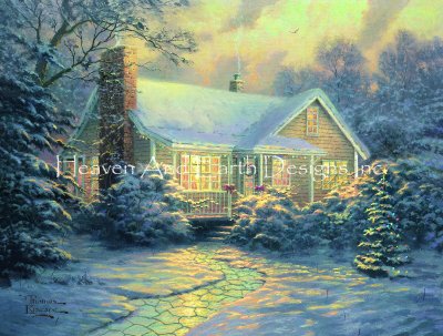 Christmas Cottage - Thomas Kinkade
