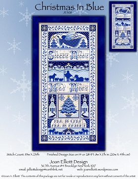 click here to view larger image of Christmas In Blue (chart)
