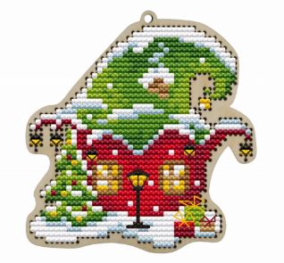 click here to view larger image of Christmas House  (counted cross stitch kit)