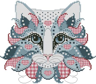 Colorful Cats - Gingham
