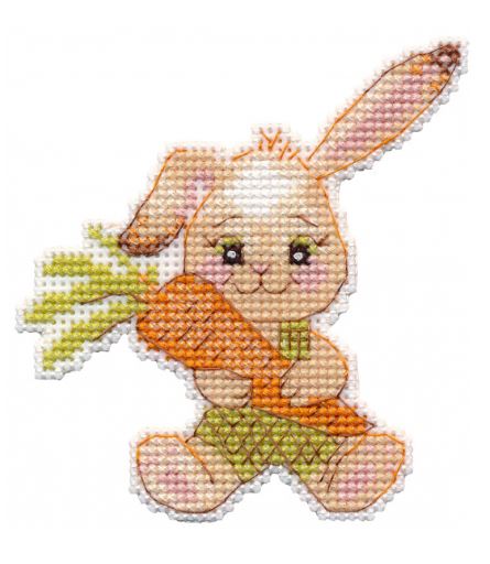 Magnet - Bunny with Carrot