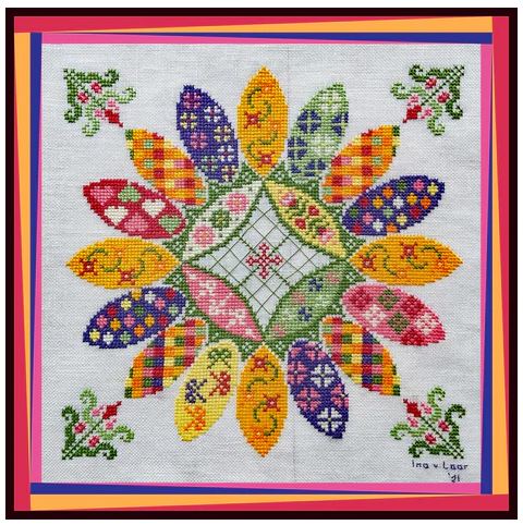 click here to view larger image of Springtime Quilt Mandala (chart)